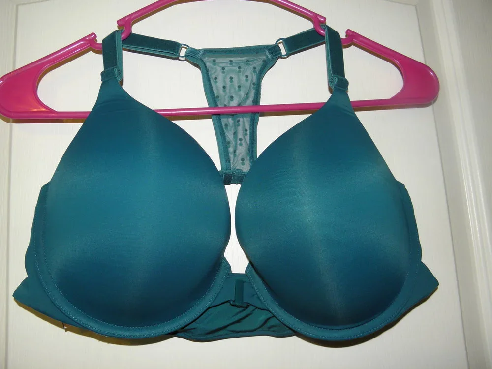 Victoria's Secret Bra: Perfect Shape, 38D, Dark Teal, front closure - Picture 1 of 6